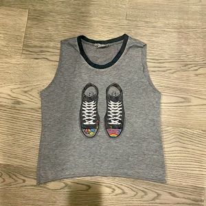 Firehouse Heather Gray Size Large Kids Tank